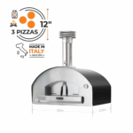 Fontana Forni Firenze Hybrid Pizza Oven - Anthracite - FTFIR-H-A (1)
