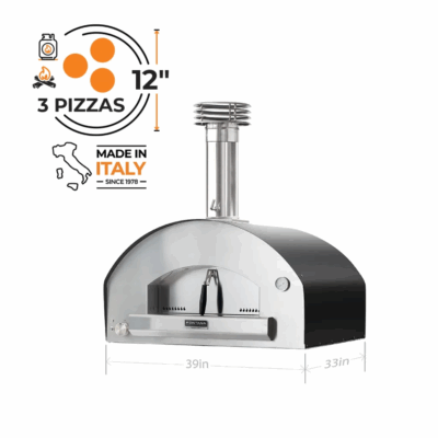 Fontana Forni Firenze Hybrid Pizza Oven - Anthracite - FTFIR-H-A (1)