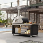 Fontana Forni Firenze Hybrid Pizza Oven Anthracite Pizza Desk