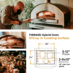 Fontana Forni Firenze Hybrid Pizza Oven Specs