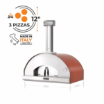 Fontana Forni Mangiafuoco Wood-Fired Pizza Oven - Red - FTMF-R