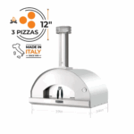 Fontana Forni Mangiafuoco Wood-Fired Pizza Oven - Stainless - FTMF-S