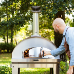 Fontana Forni Marinara Wood-Fired Pizza Oven On Cart