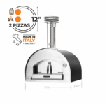 Fontana Forni Napoli Hybrid Pizza Oven - Anthracite - FTNAP-H-A