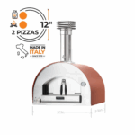 Fontana Forni Napoli Hybrid Pizza Oven - Red - FTNAP-H-R