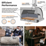 Fontana Forni Napoli Hybrid Pizza Oven on Cart - Stainless Steel - FTNAP-H-S + FTCART-M - Image 5