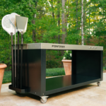 Fontana Forni Pizza Prep Desk Cart with Tool Set