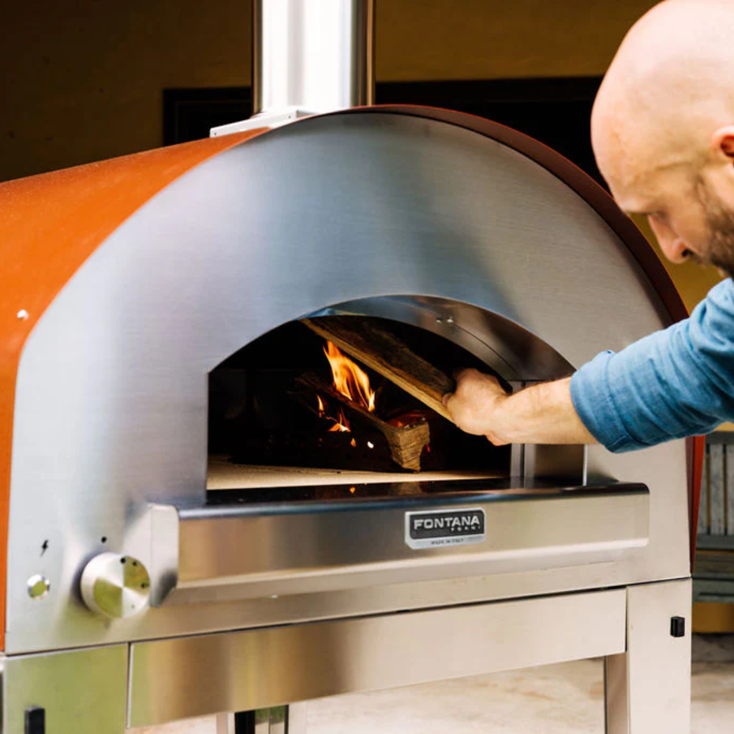 Fontana Forni Roma Hybrid Pizza Oven Wood