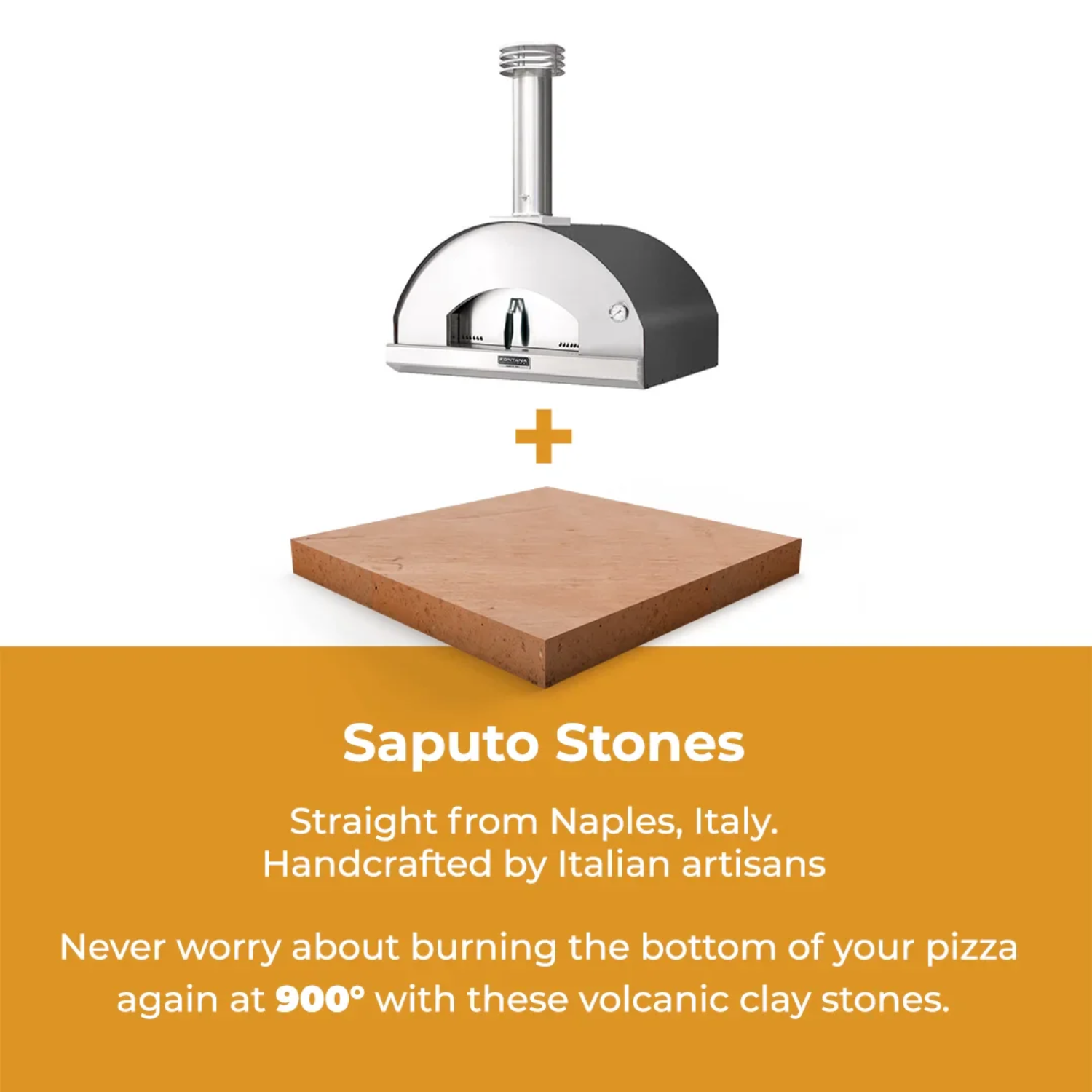 Fontana Forni Saputo Biscotto Pizza Stones Upgrade for Napoli & Margherita – SET-SS-M