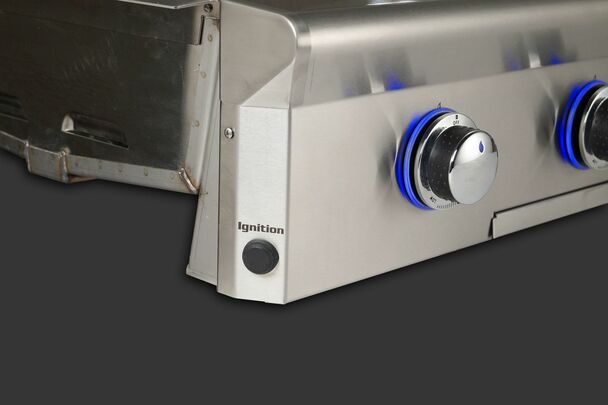 Electronic push-button ignition for AOG Grills.
