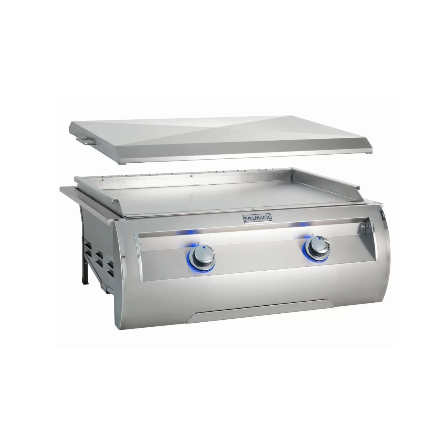 Fire Magic Echelon Gourmet Griddle – Built-In Stainless Steel Griddle with LED Control Knobs
