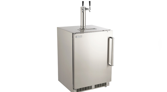 Fire Magic Outdoor Rated Built-In Kegerator with Double Tap System