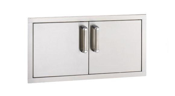 Fire Magic Flush Mounted Double Access Doors with Heavy-Duty Handles