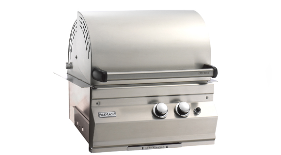 Fire Magic Legacy Deluxe 23-Inch Built-In Gas Grill with Classic Stainless Steel Design