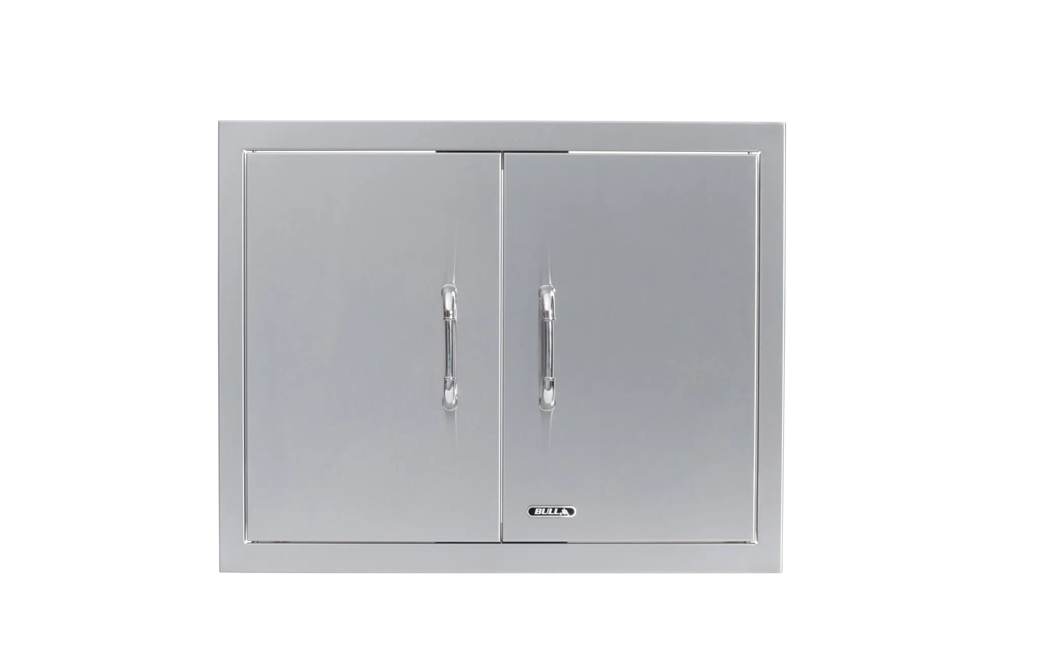 Bull BBQ 25-Inch Stainless Steel Double Door with Reveal