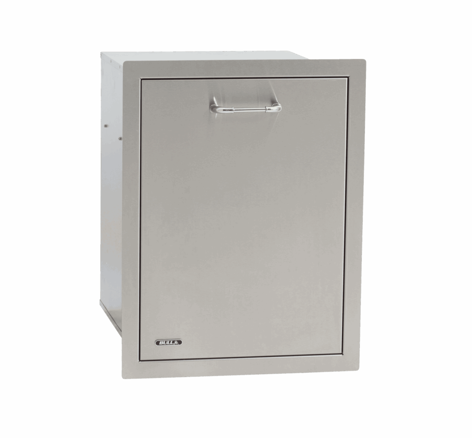 Bull 30-Inch Double Trash and Recycle Drawer with Flush Mount Design