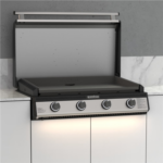 Blackstone 36-Inch Drop-In Griddle with Hood Open