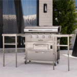 Blackstone Select 36 Inch Griddle Air Fryer Combo W Dual Side Tables & Storage Drawers (1)