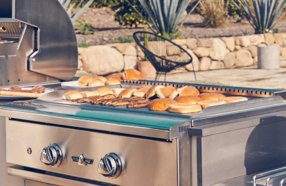 Delta Heat Griddle Cooking Image