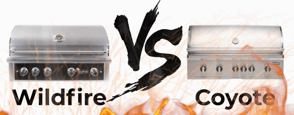 Wildfire Ranch Pro 42-Inch Grill head-to-head with Coyote SL Series 42-Inch built in gas grill.