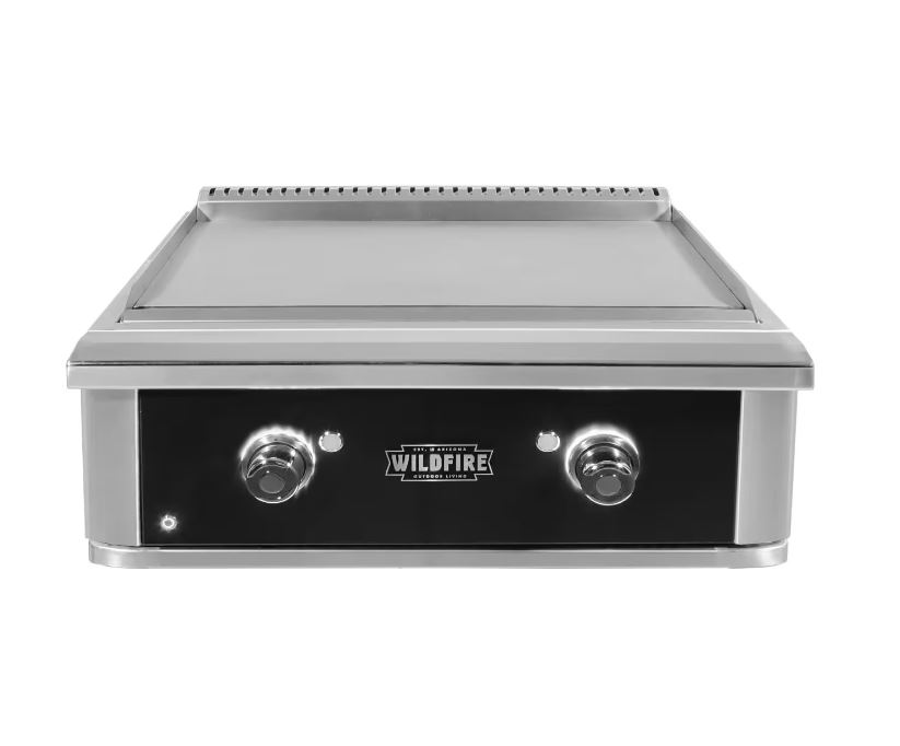 Wildfire Ranch PRO 30-Inch gas griddle in black 304 stainless steel