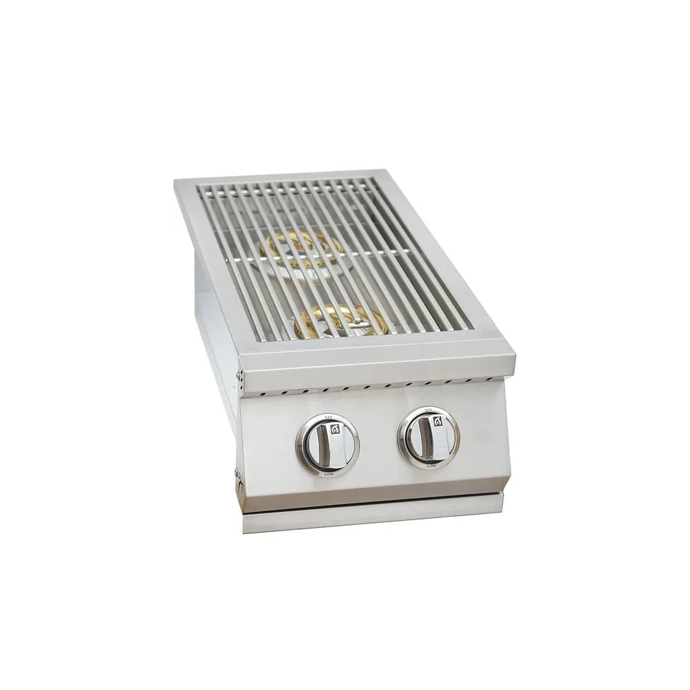 Kokomo Grills Stainless Steel Built-In Double Side Burner