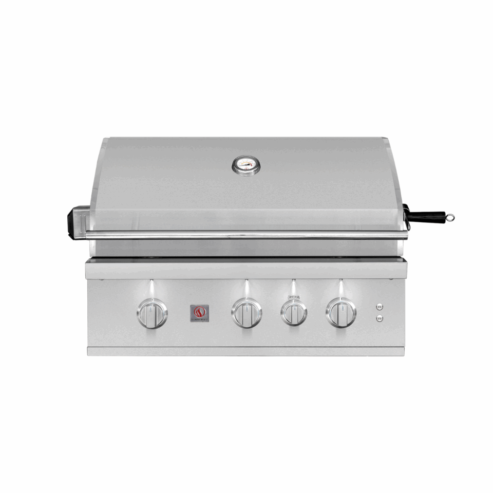Summerset TRL Pro 32-Inch 3-Burner Built-In Natural Gas Grill With Rotisserie