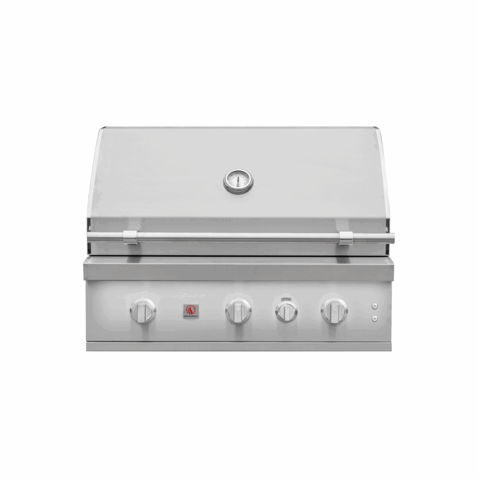 Summerset Quest 36-Inch 3 Burner Built-In Natural Gas Grill with Rear Infrared Burner
