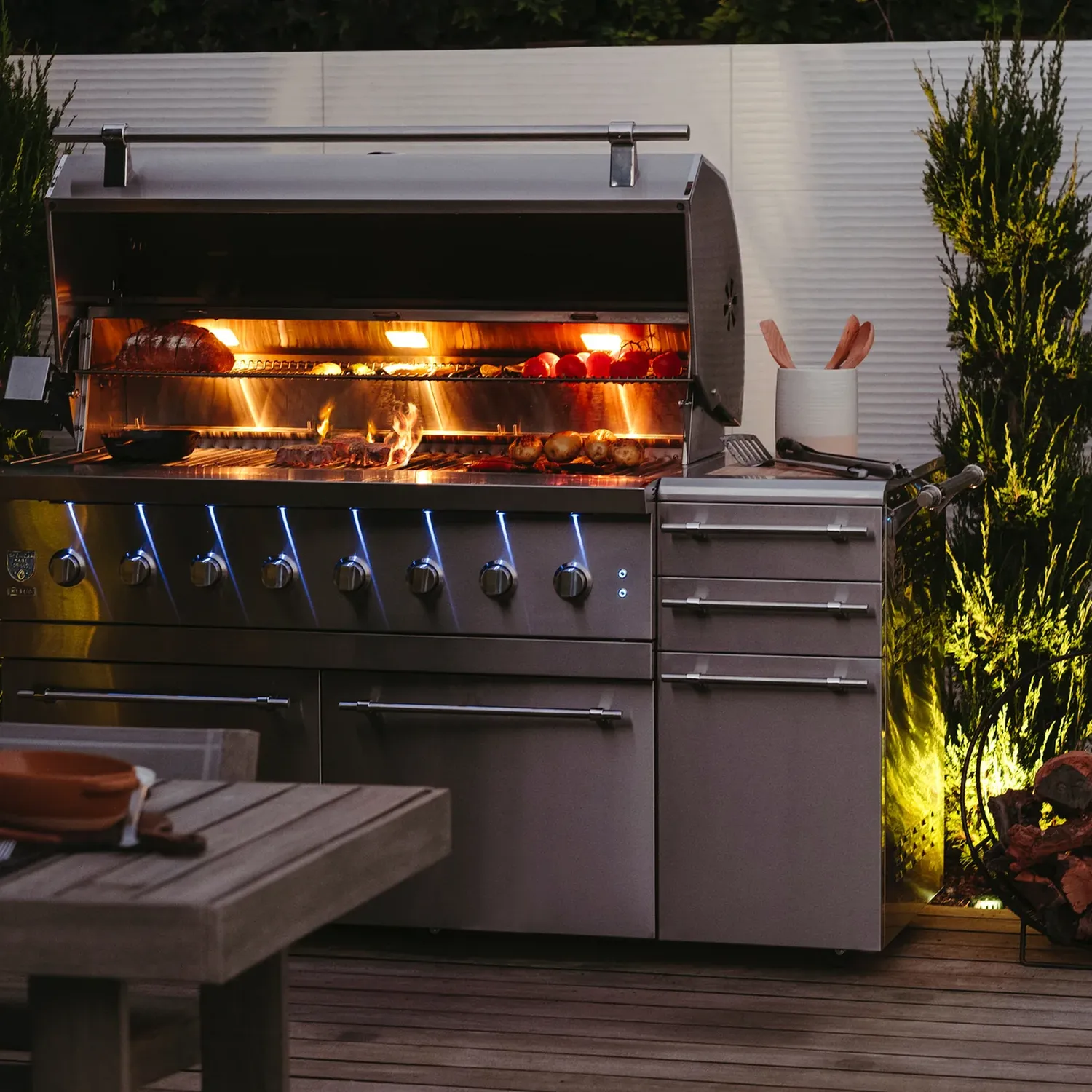 American Made Grills Hybrid Series lifestyle image