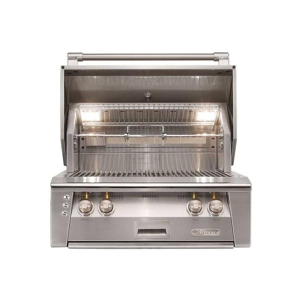 Alfresco ALXE 30-Inch Luxury Grill with Rotisserie