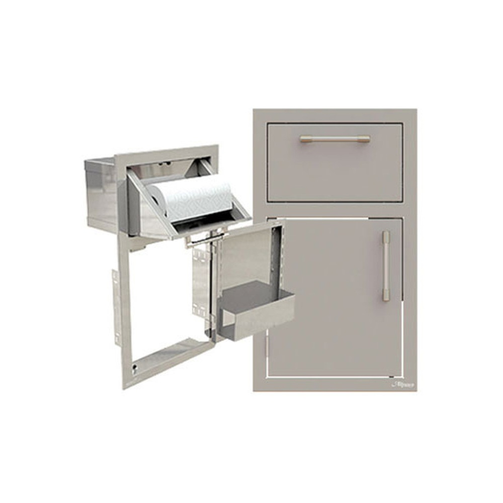 Alfresco 17-Inch Door & Paper Towel Holder Combo – AXE-DTH-R-SC