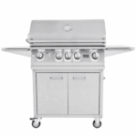Lion Premium Grills Freestanding 32-Inch 4-Burner Gas Grill – L75000