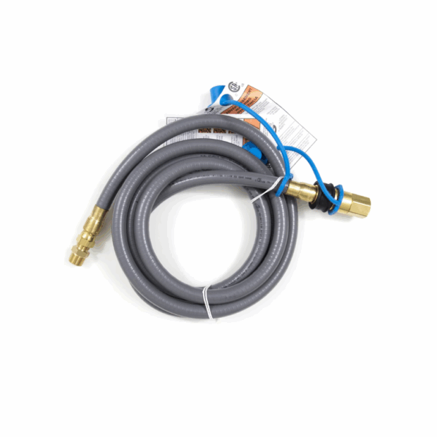 Blaze 10 Ft. Natural Gas/Bulk Propane Hose w/ Quick Disconnect for Gas Grills - BLZ-NG-HOSE