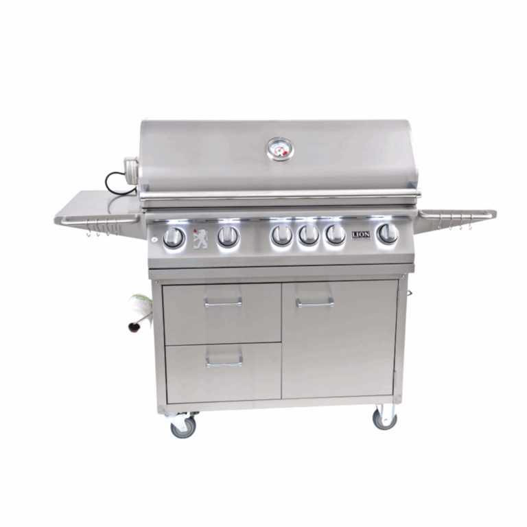 Lion Premium Grills L90000 40-Inch Stainless Steel Freestanding Grill