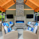 Modern Flames Landscape Pro 44-inch Multi View Built-in Electric Fireplace Outdoor