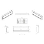 Modern Flames Landscape Pro 80-inch Slim Electric Fireplace specs