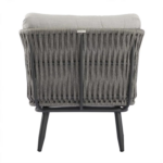 Elementi Milano Aluminum Club Chair in w/ Sunbrella Cushions - OS-2504S - Image 3