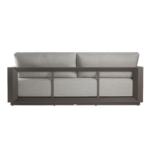 Elementi Newport Outdoor Aluminum 3 Person Sofa Back