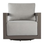 Elementi Newport Outdoor Aluminum Swivel Club Chair w/ Sunbrella Cushions - OS-2505W - Image 2