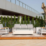 Elementi Santorini Outdoor Aluminum Sofa