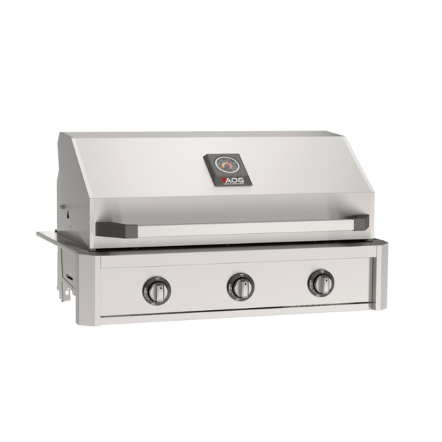 NEW AOG T-Series 36″ Built-In Natural Gas Grill with Backburner – AOG36TN