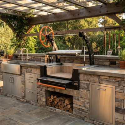 Yoder Smokers 36″ El Dorado BUILT-IN Santa Maria Grill