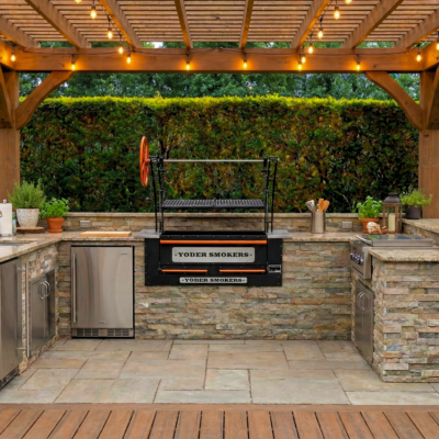 Yoder Smokers 42″ El Dorado BUILT-IN Santa Maria Grill