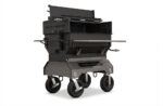 Yoder Smokers 24x48 Flat Top Adjustable Charcoal Grill on Competition Cart - Image 4