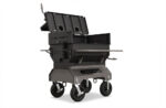 Yoder Smokers 24x48 Flat Top Adjustable Charcoal Grill on Competition Cart - Image 2