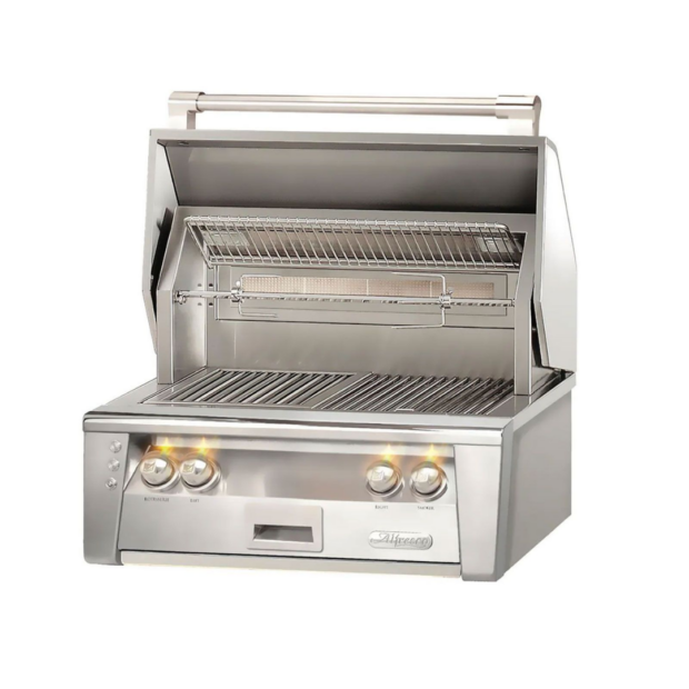 Alfresco ALXE 30-Inch Built-In Gas Grill With Rotisserie - ALXE-30