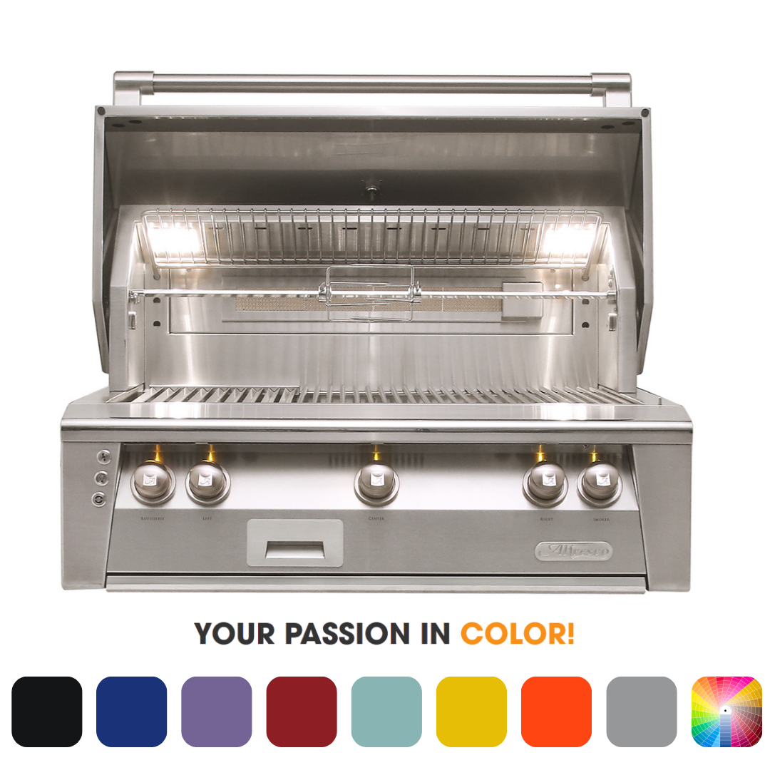Alfresco ALXE 36-Inch Built-In Propane Gas Grill With Rotisserie – ALXE-36-LP