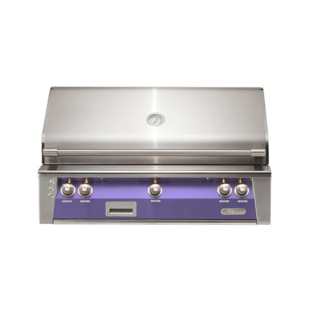 Alfresco ALXE 42-Inch Built-In Grill With Rotisserie in Blue Lilac - ALXE-42-S4005