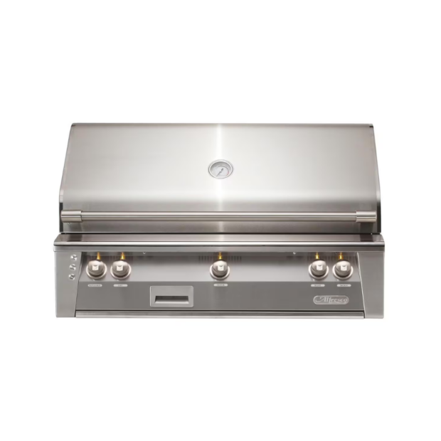 Alfresco ALXE 42-Inch Built-In Grill With Rotisserie in Signal Gray - ALXE-42-S7004