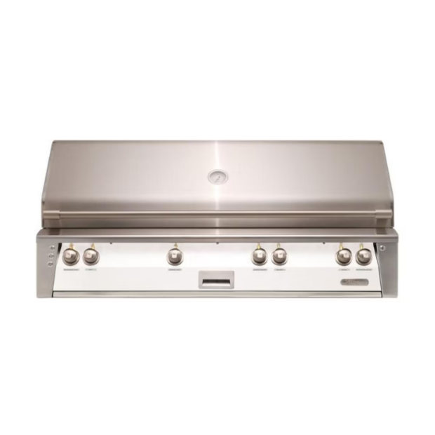 Alfresco ALXE 56-Inch Built-In All Grill With Sear Zone And Rotisserie in Signal White Matte - ALXE-56BFG-SM9003